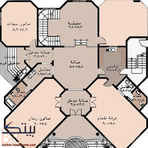 موقع تصاميم منازل مخطط المنزل والعمارة العربية