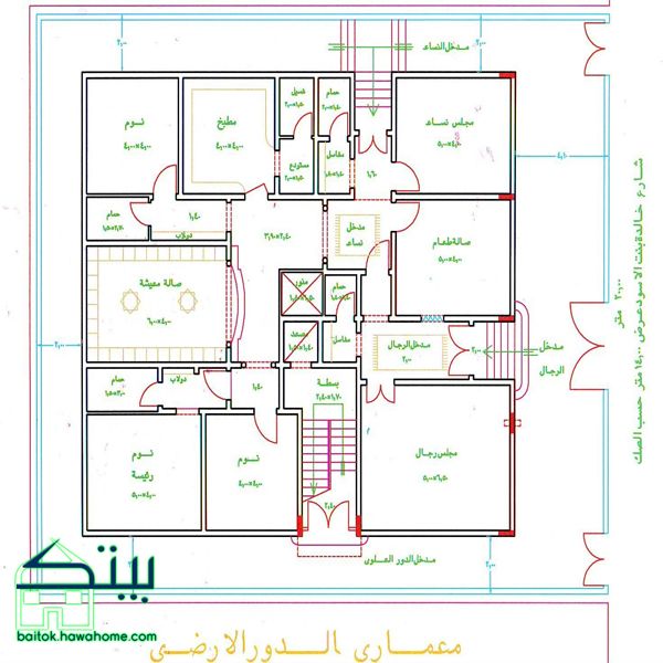 تصميم منازل صغيرة دور واحد