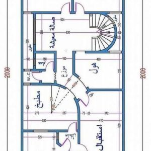 خرائط منازل تركية صغيرة