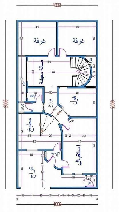 خرائط منازل تركية صغيرة