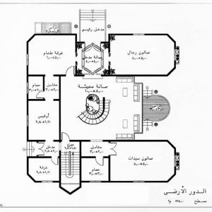 خرائط هندسية لبناء المنازل