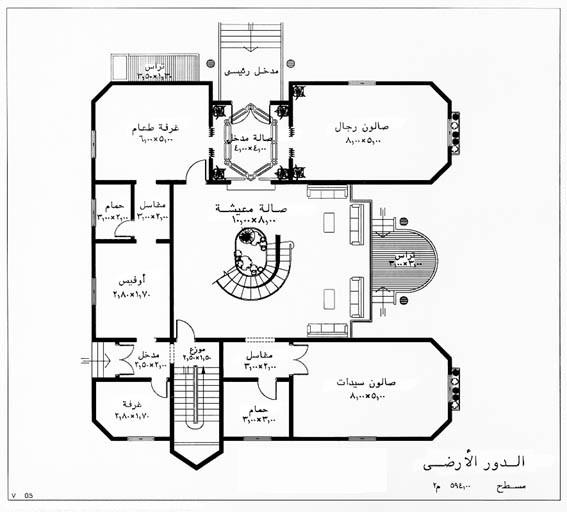 خرائط هندسية لبناء المنازل