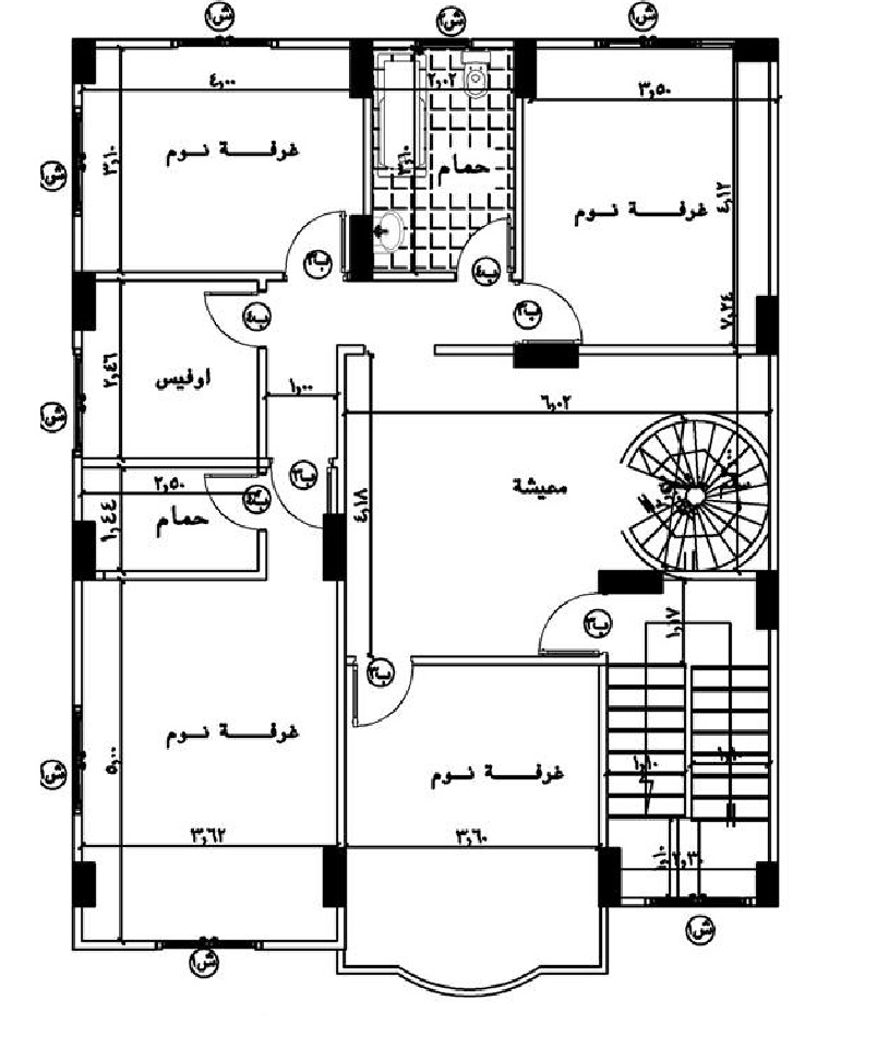 رسم هندسى لمنزل