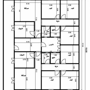 رسومات هندسية للمنازل الصغيرة