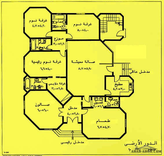 مخطط بيت سعودي