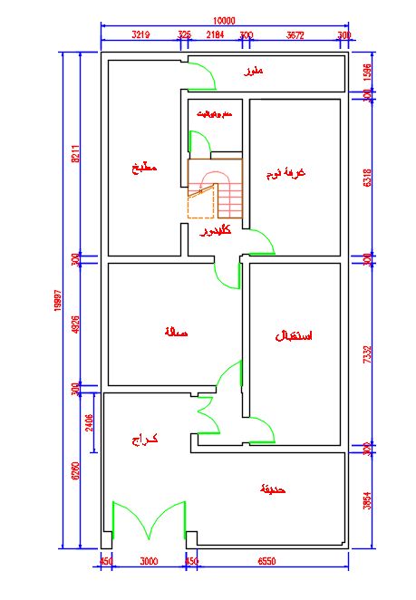 مخطط بيت