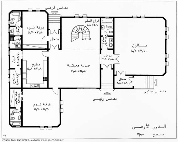 مخططات معمارية للمنازل