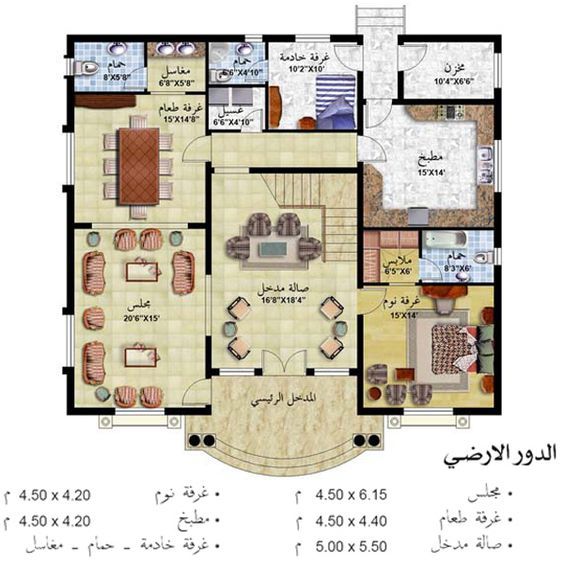 مخططات منازل 3d