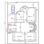 مخططات منازل صغيرة 150م