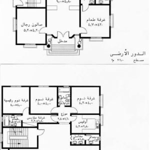 مخططات منازل عربية